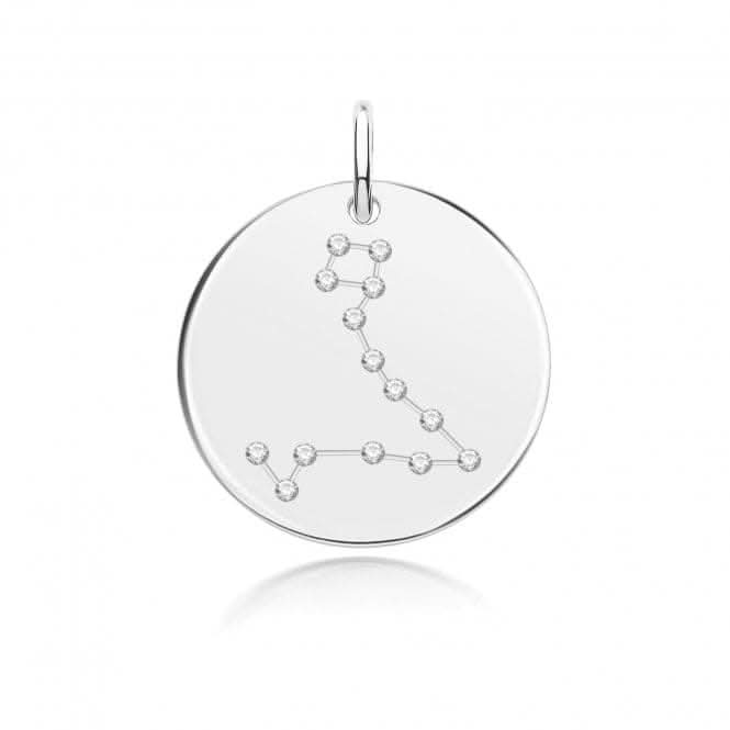 Acotis Silver Zodiac Rhodium Constellation Pisces G61105