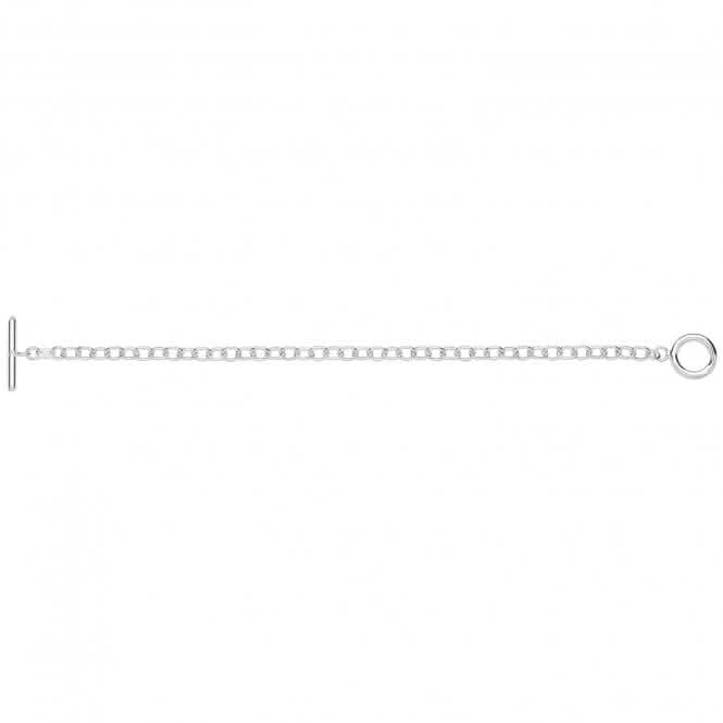 Acotis Silver Bracelet Rollo T Bar G3386B