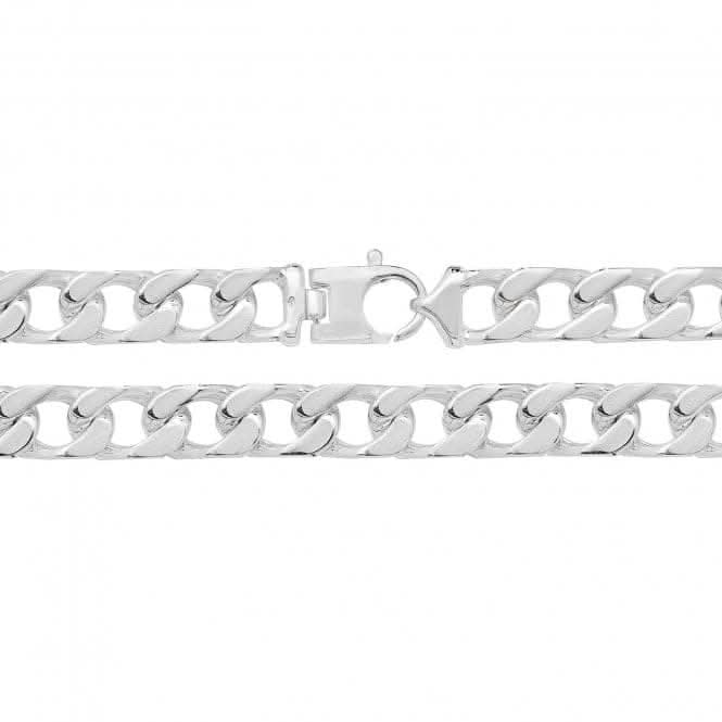 Acotis Silver Bracelet Square Curb G1310