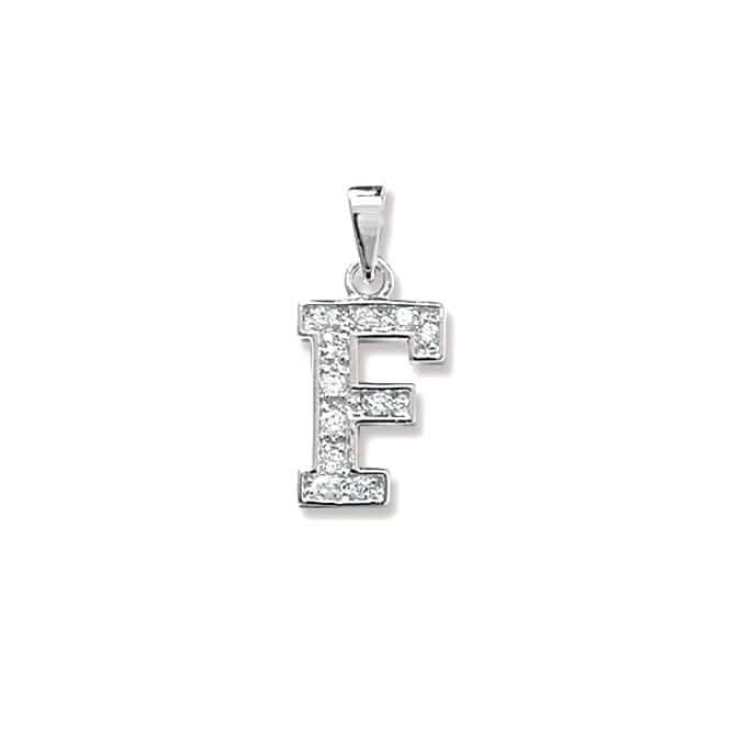Acotis Silver Pendant Zirconia Alphabet G6124/F