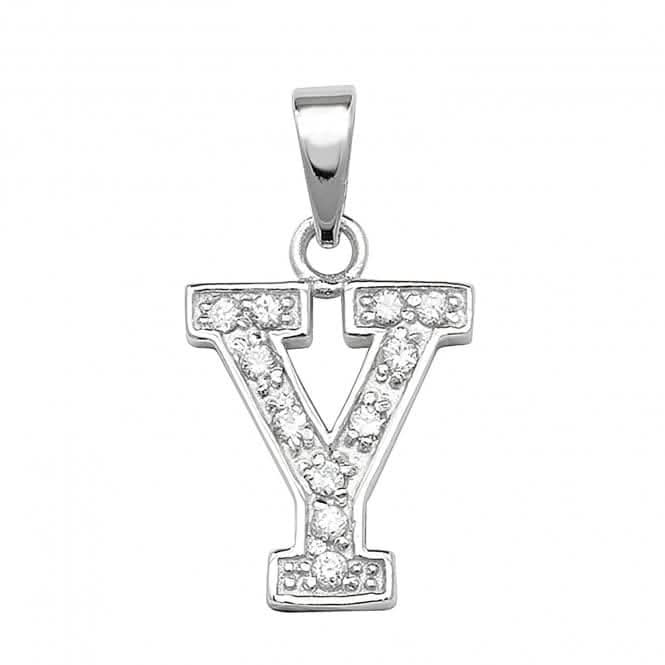 Acotis Silver Pendant Zirconia Initial G6124/Y