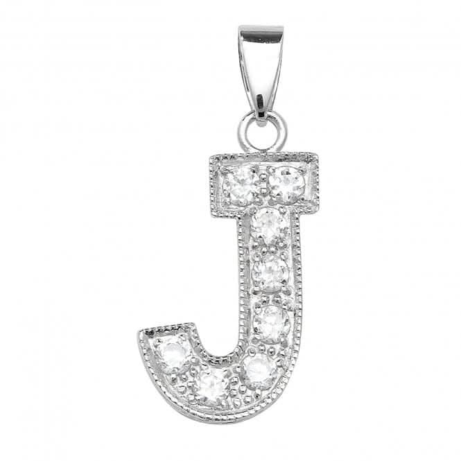 Acotis Silver Pendant Zirconia Initial G6126J
