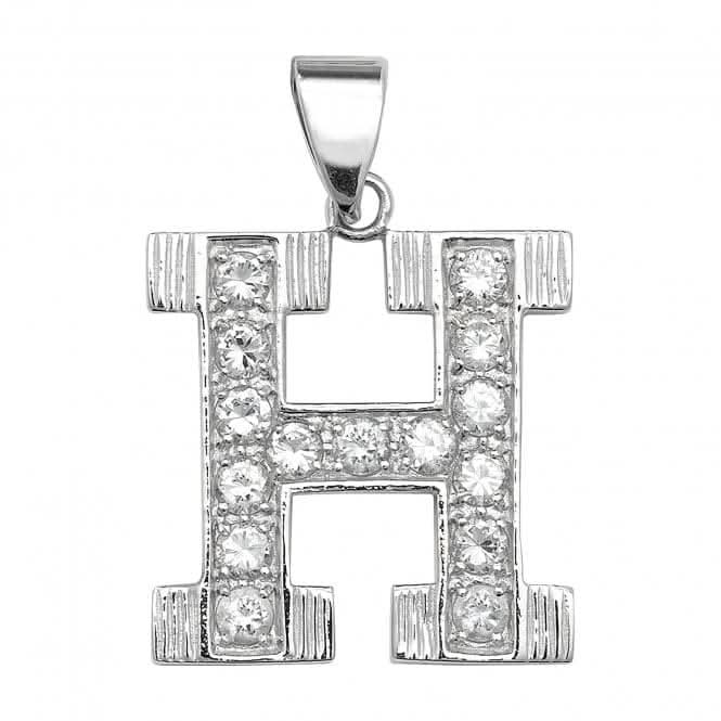 Acotis Silver Pendant Zirconia Initial G6127/H