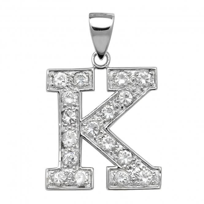 Acotis Silver Pendant Zirconia Initial G6127/K