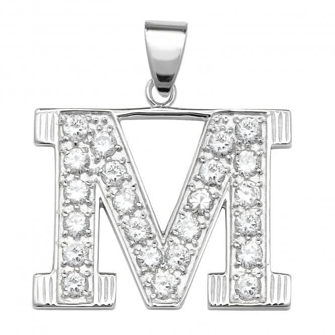 Acotis Silver Pendant Necklace Initial G6127/M