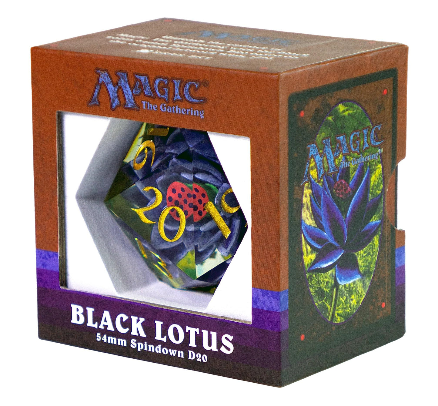 Sirius Dice: Black Lotus Spindown D20 54mm – MTG Collectible Die