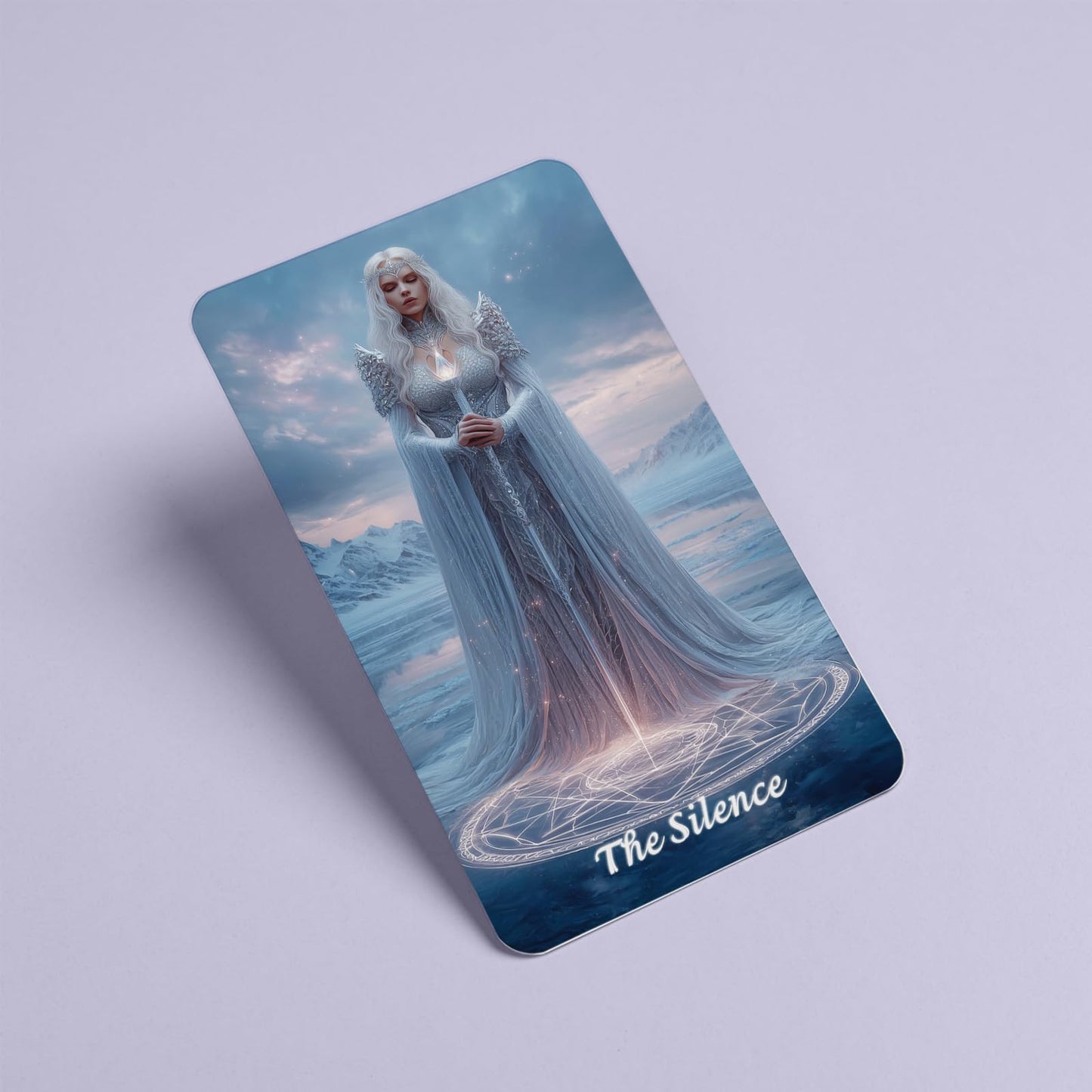 sishui Winter Still Tarot Deck – 80 Cards, Guidebook, 400 GSM, Gilded Edges