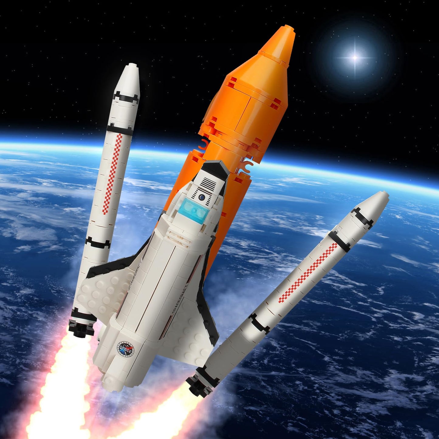 Sitodier Space Exploration Shuttle Toys — 1008 Pieces, 7 Models, Educational Aerospace Building Set for Ages 8-14