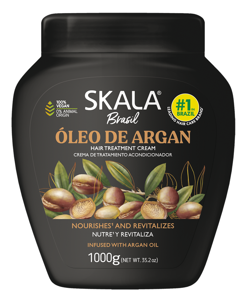 Skala Brasil Óleo de Argan Hair Treatment Cream Nourishment & Shine 1000g