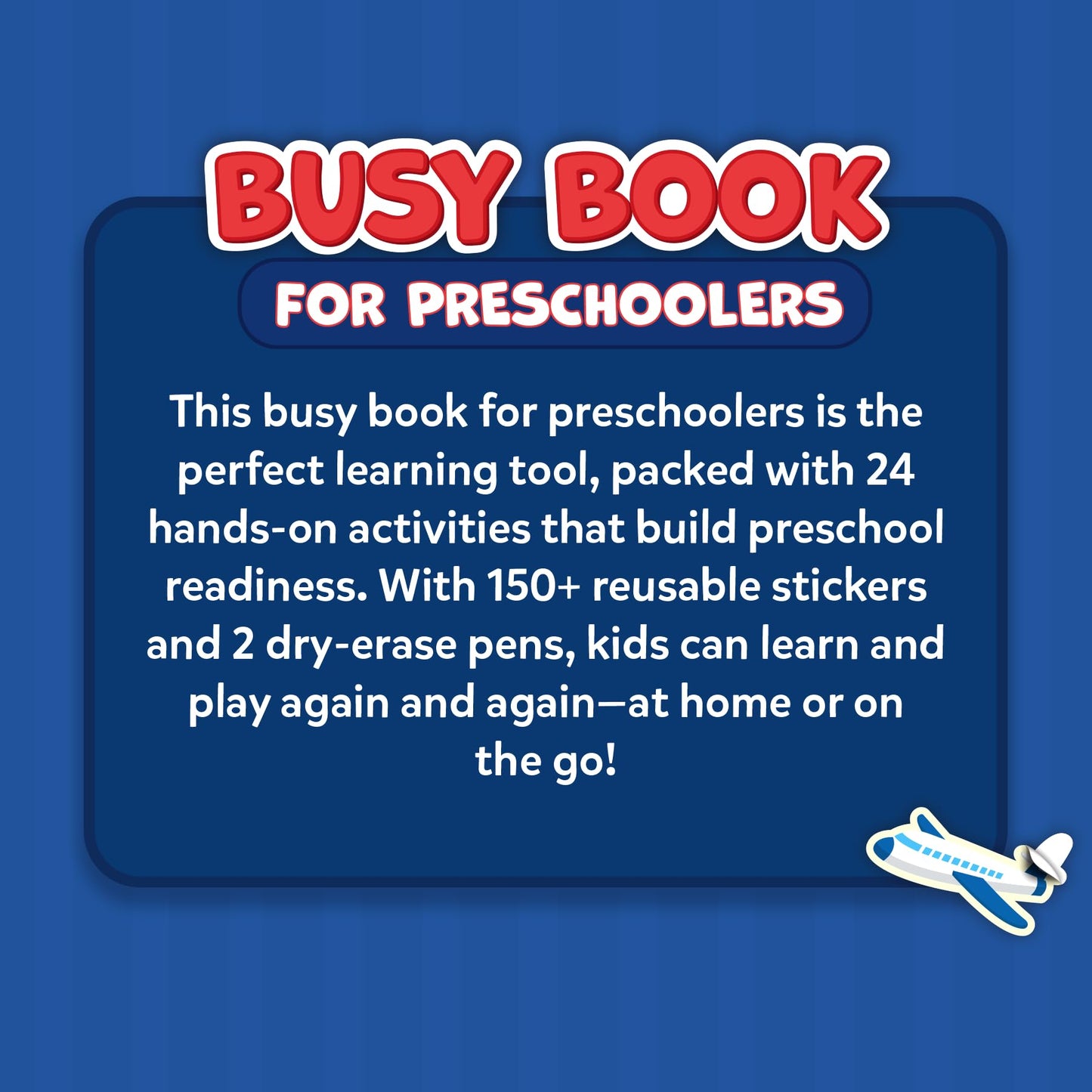 Skillmatics Busy Book for Preschoolers – Mess-Free Learning with 150+ Reusable Stickers (Ages 3–6)