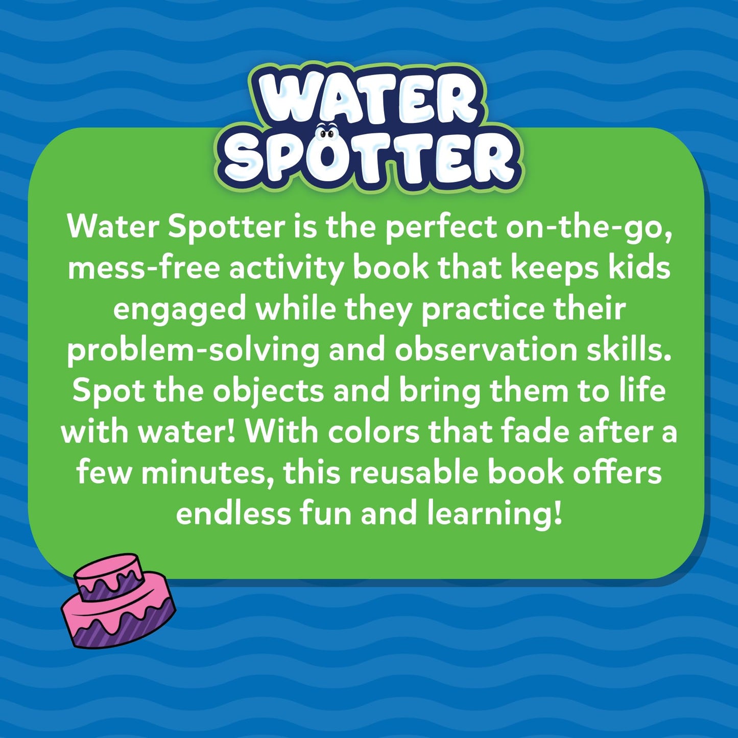 Skillmatics Reusable Water Spotter: Mess-Free Search & Find Book for Kids 4-8