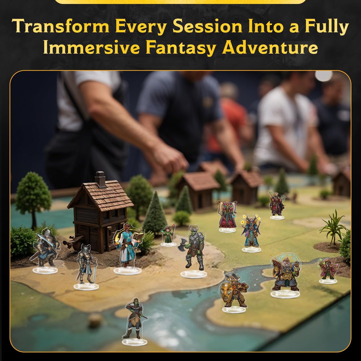 Skinny Minis Heroes Variety Miniatures – Durable Acrylic Figures for RPG Campaigns