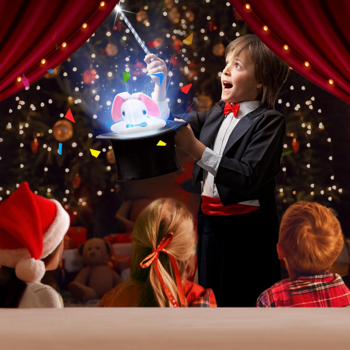 Skirfy Magic Tricks Kit for Kids 6-12 Includes Costume & Wand