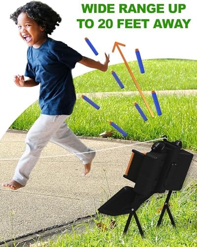 Skywin Toy Action Set with Remote Control – Foam Blaster Compatible (Black)