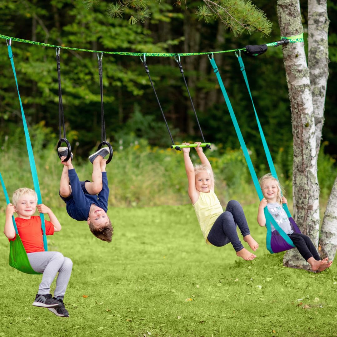 Slackers Swing Line: Turn Healthy Trees Into a Backyard Swingset
