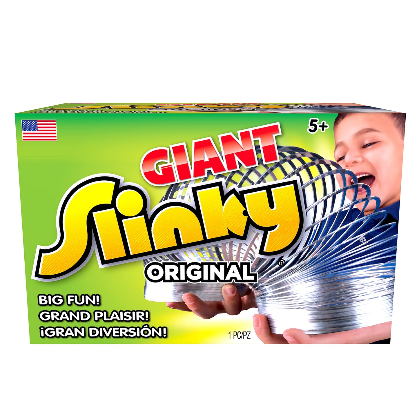 Slinky The Original Giant Walking Spring Toy – Metal Slinky by Just Play