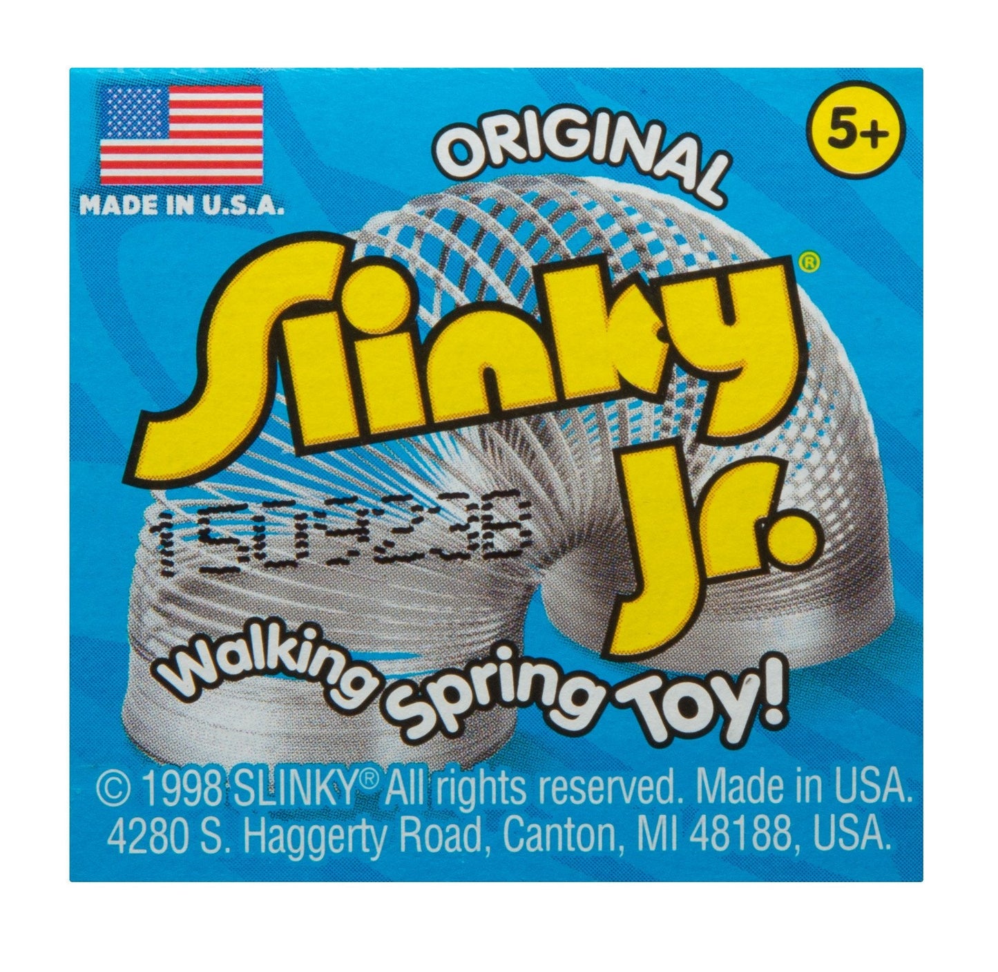 Slinky Original Metal Slinky Jr. – Classic Walking Spring Toy for Kids 5+