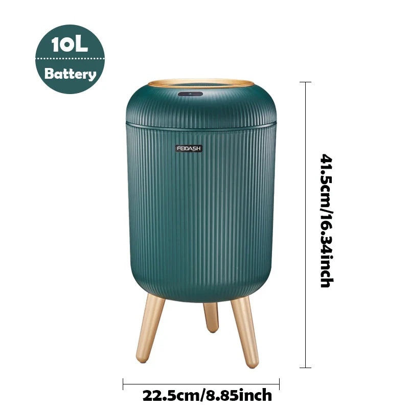 Smart Motion Sensor Trash Can – Automatic Bin for Kitchen & Bathroom