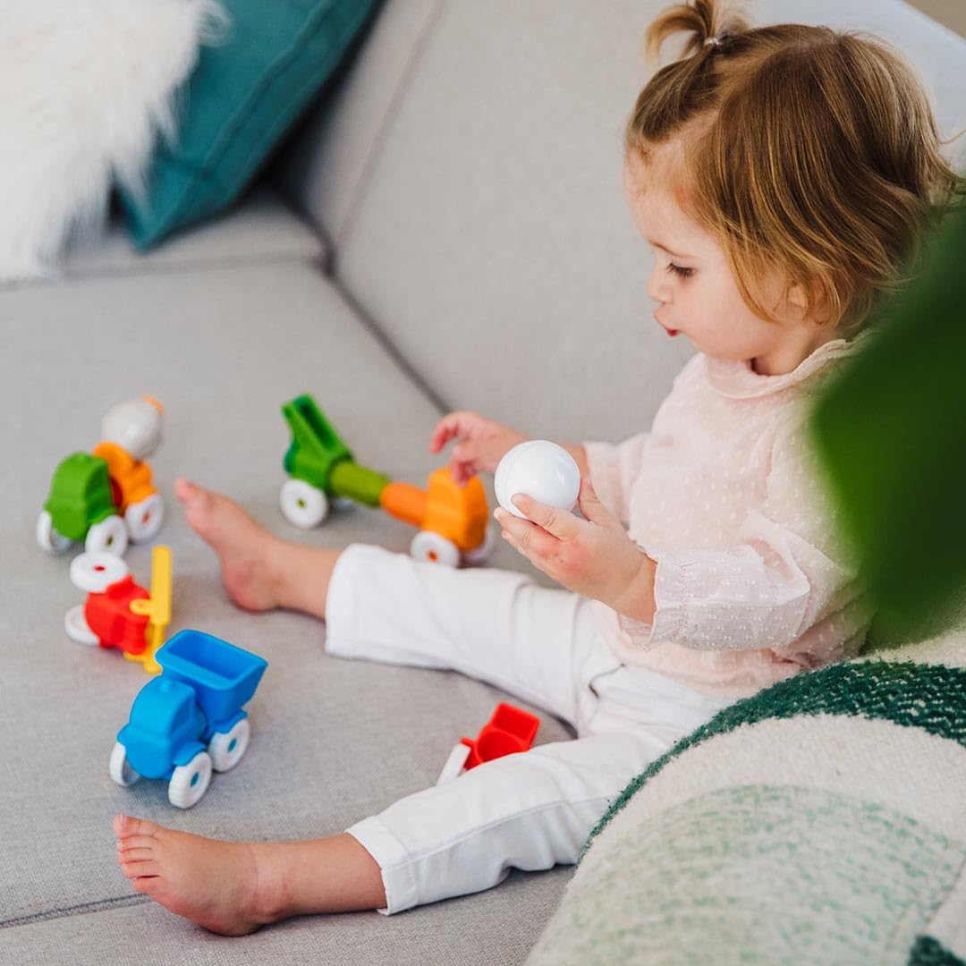 SmartMax My First Vehicles Magnetic Building Set – STEM Toy for Ages 1-5