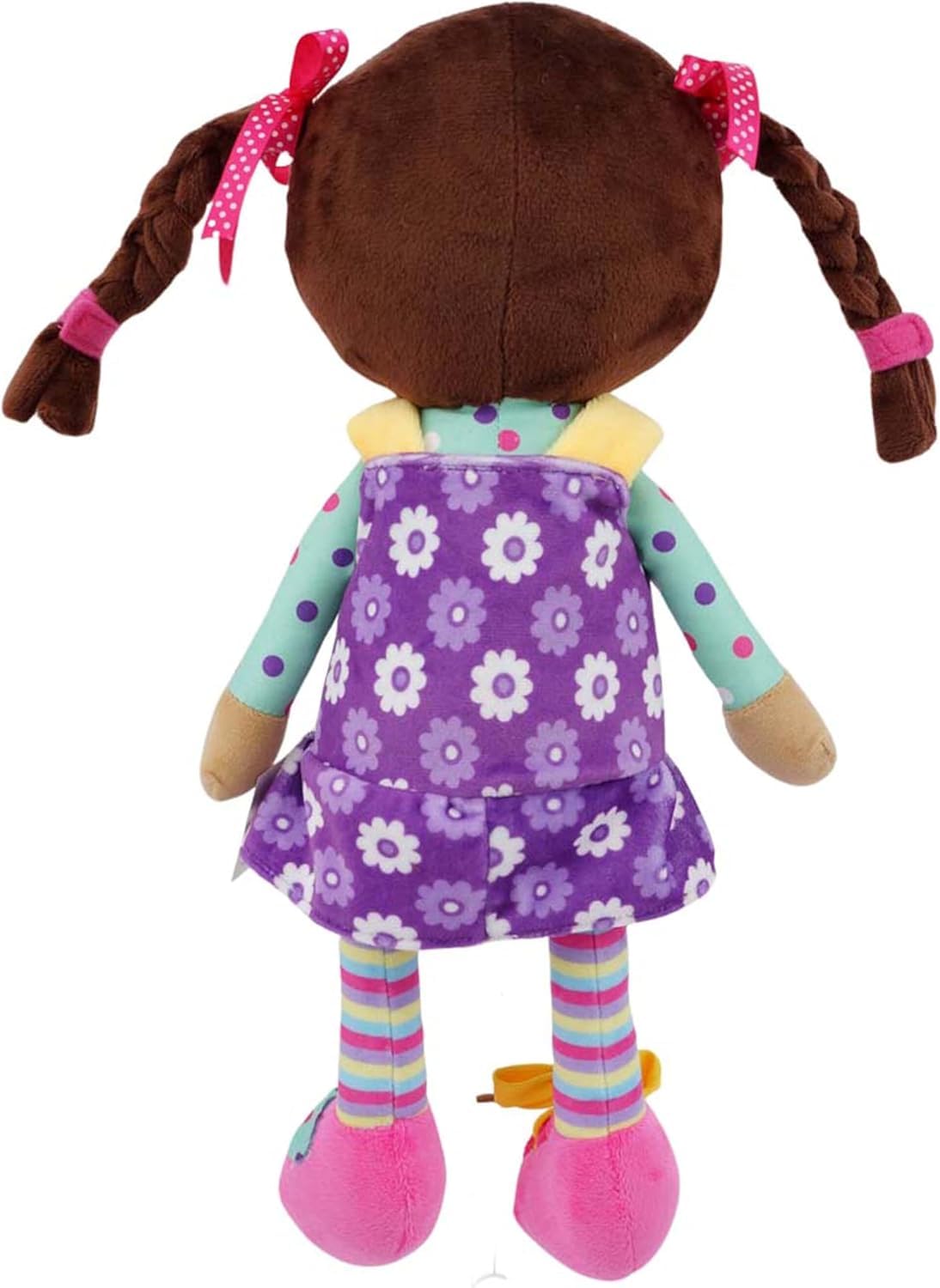 Snuggle Stuffs Sugar Snap Plush Learn to Dress Doll – 15-Inch for Toddlers