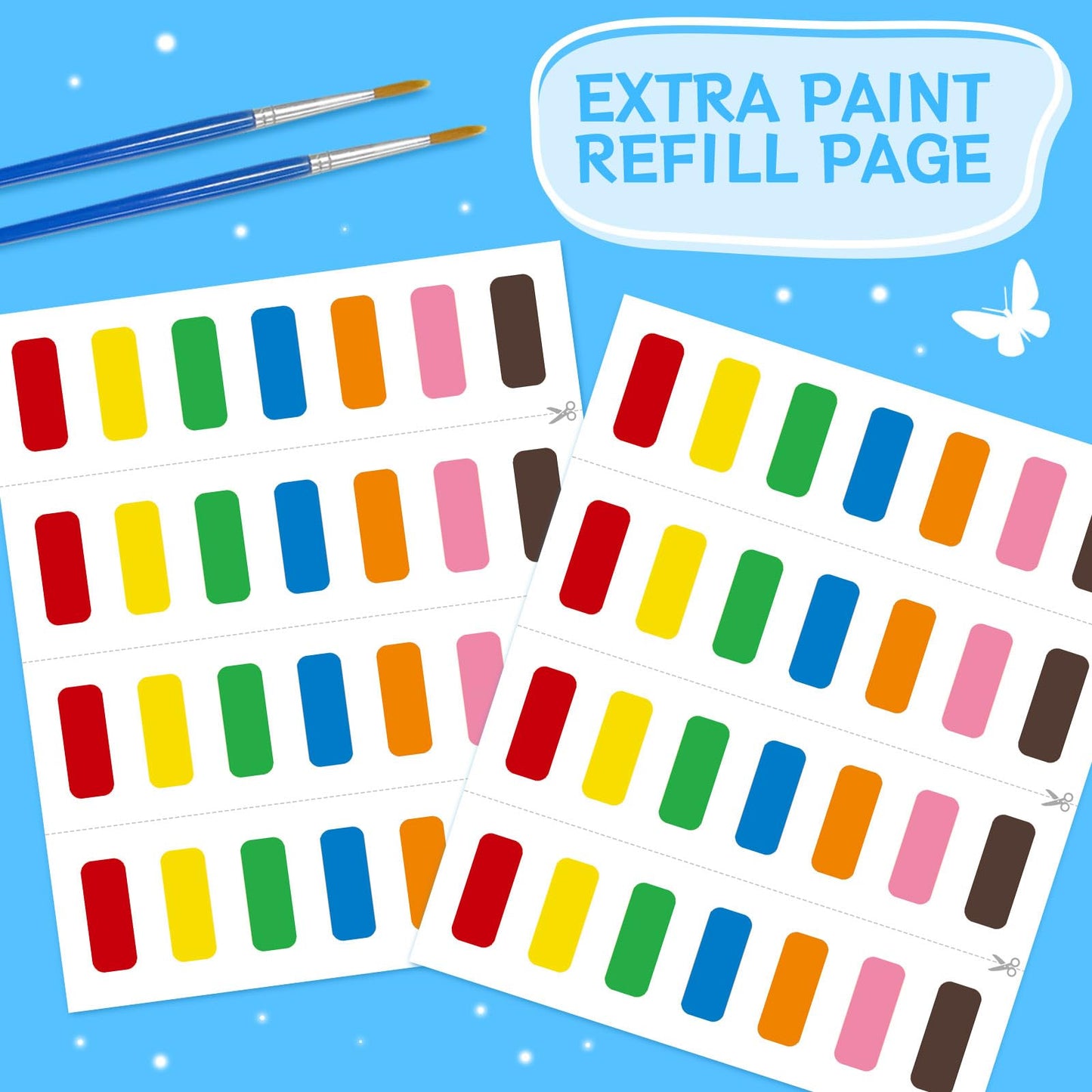SOCOLER Farm Paint with Water Coloring Book – Mess-Free Kids Watercolor Kit (Ages 1-8)