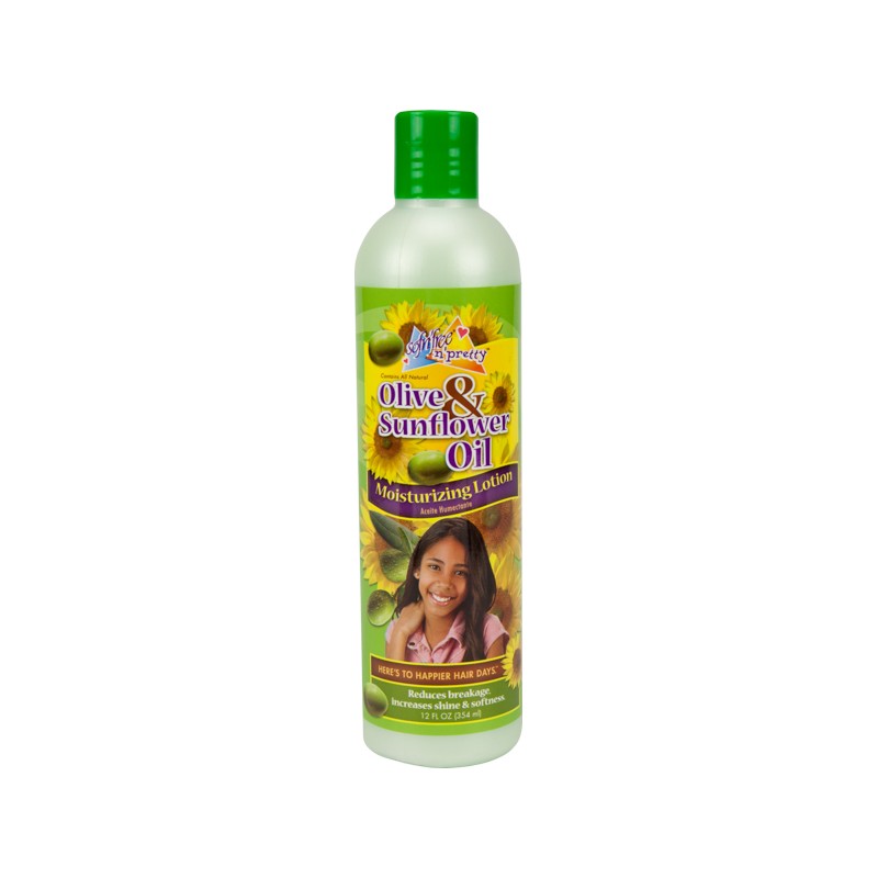 Sof n Free Sofn'Free n'Pretty Olive & Sunflower Oil Moisturizing Lotion for Kids' Soft & Healthy Hair 354ml/11.97 oz