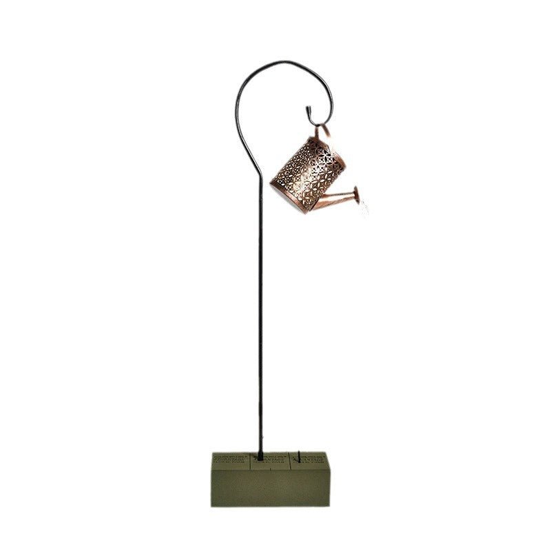 Solar Kettle Lamp Iron Watering Can Lantern