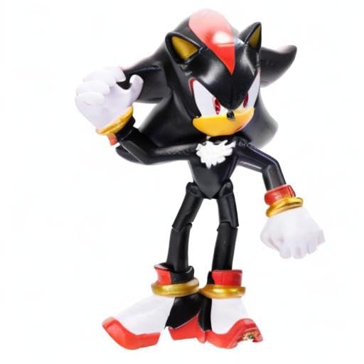 Sonic the Hedgehog Shadow 4-Inch Figure with Rings – Authentic Collectible Toy