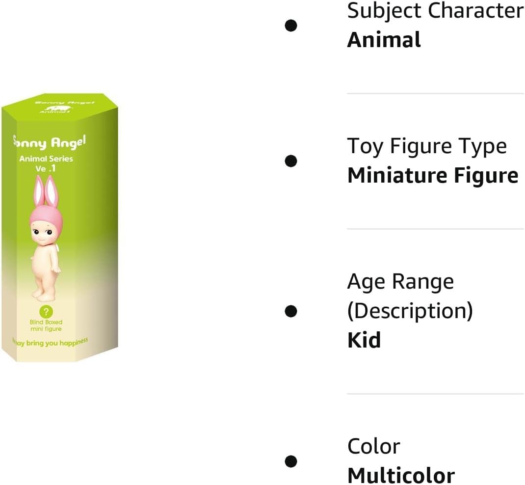 Sonny Angel Animal Version 1 Mini Figure – Sealed Blind Box (Random)