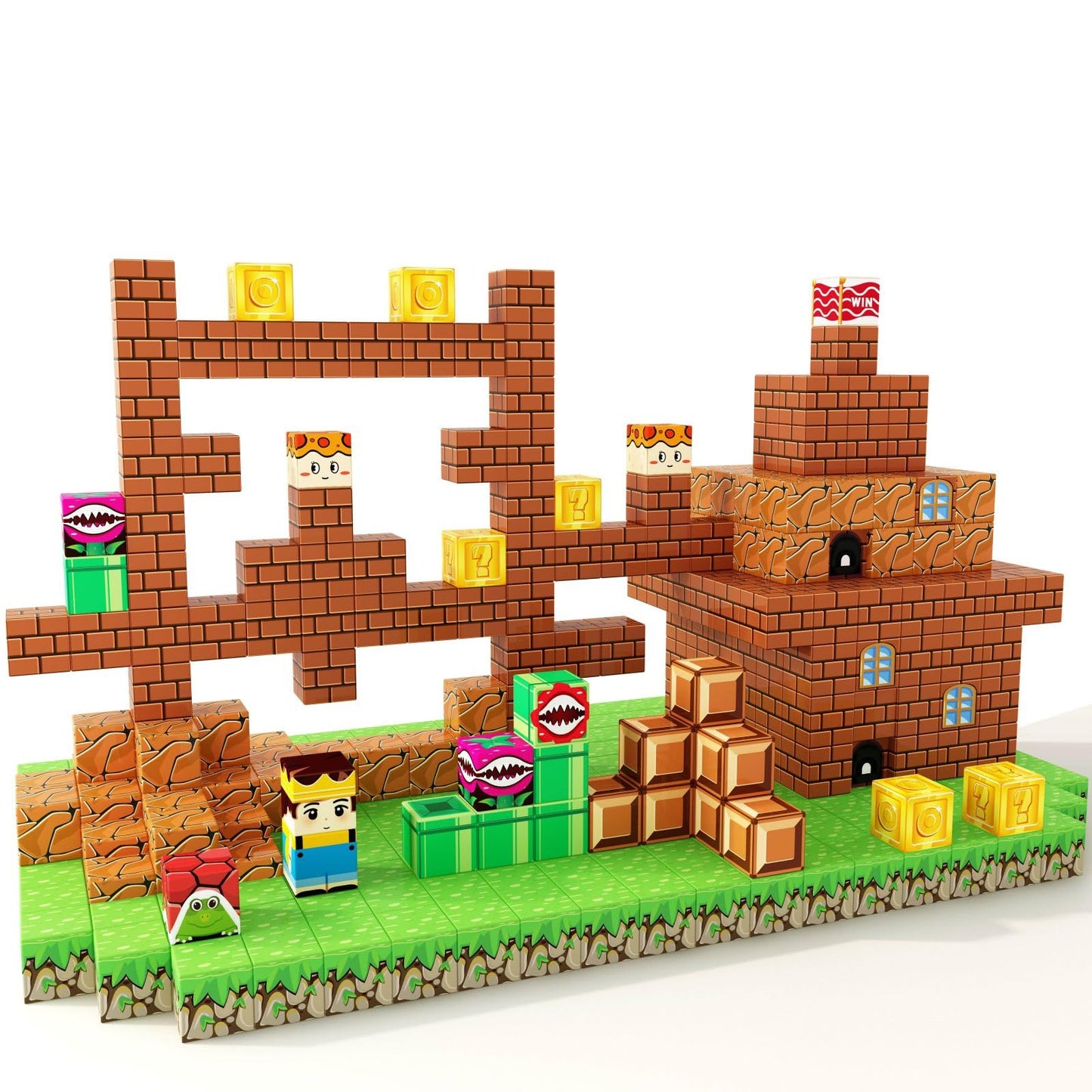 Soyee Magnetic Blocks Building Toy Set – Mine World Adventure for Kids 3-12