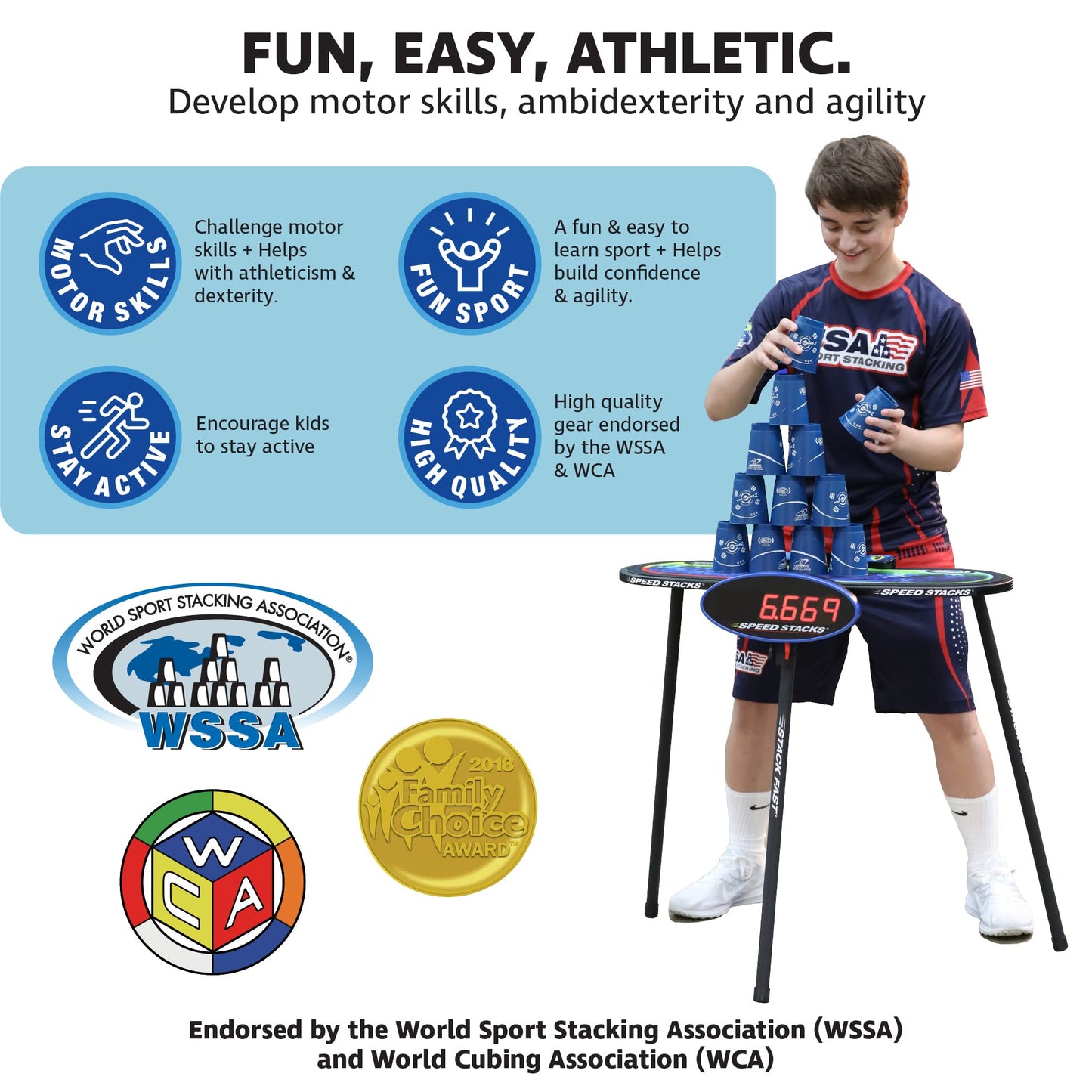 Speed Stacks G5 StackMat (Timer + Mat) – 0.001s Precision, Batteries Included, Endorsed by WSSA & WCA