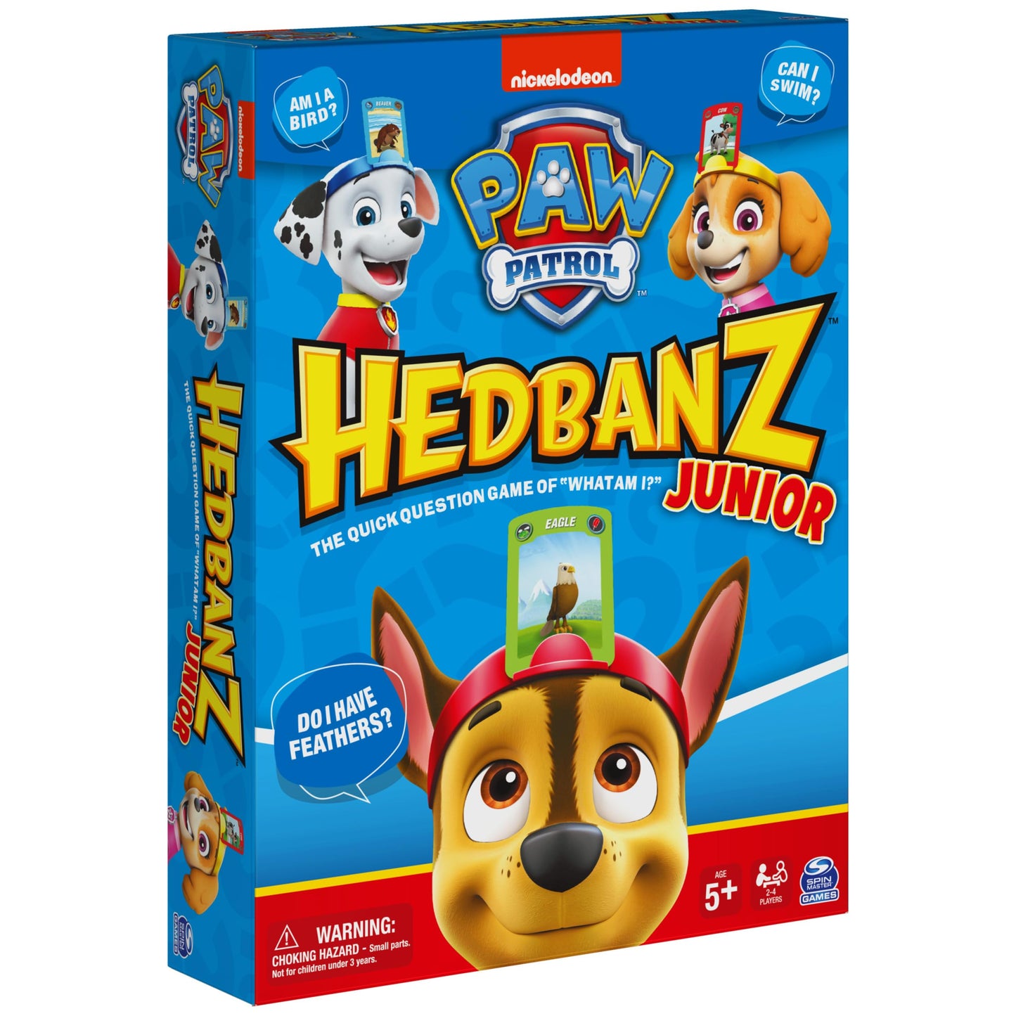 Spin Master Hedbanz Jr. PAW Patrol – Picture Guessing Game for 2-4 Players (Ages 5+)