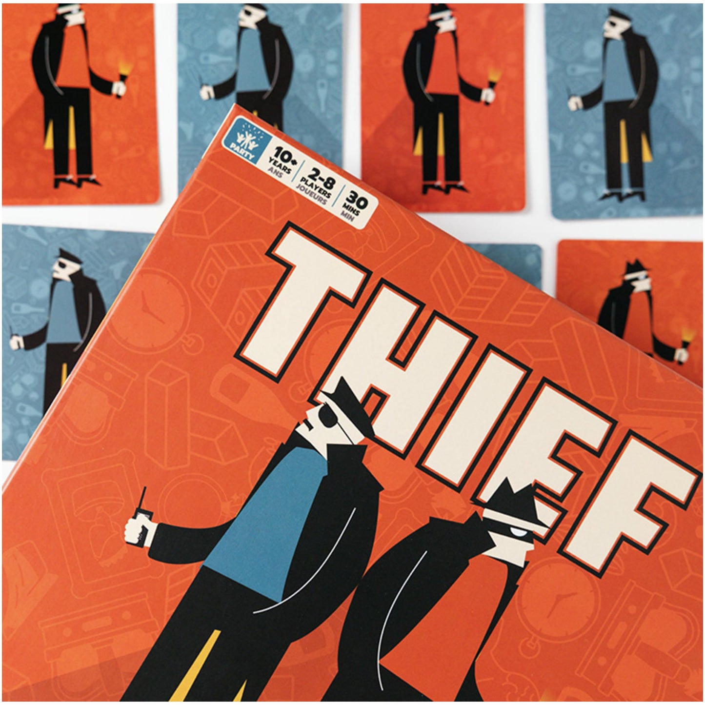 Spin Master Games Thief — High-Speed Card Chase for 2-8 Players (Ages 10+)