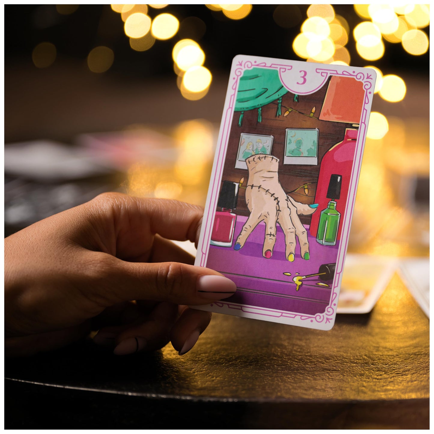 Spin Master Games Wednesday Card Game – Premium Foil Cards, 3–10 Players, Ages 10+
