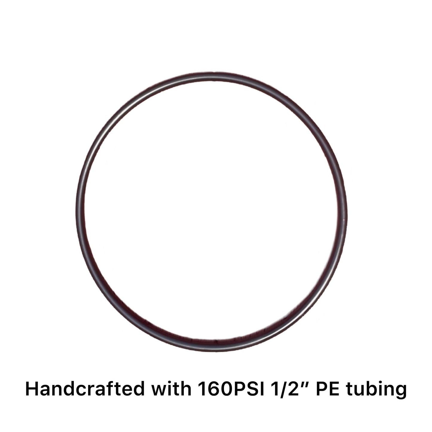 SpinMajik 25-Inch Lightweight Hula Hoop – Durable, Fast Spins, Black