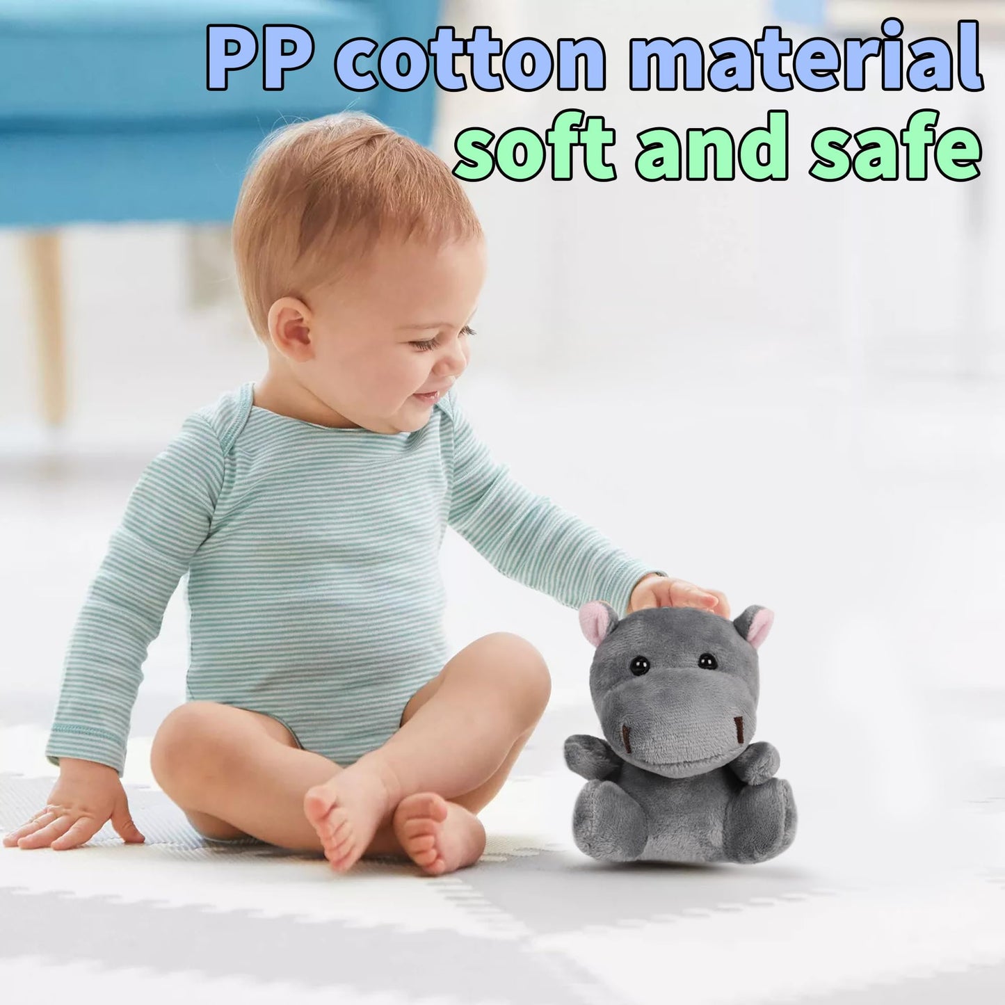 Spoilu 24-Piece Mini Forest Animal Plush Toys — 4.5-Inch Cute Stuffed Animals for Parties, Gifts & Classroom Fun
