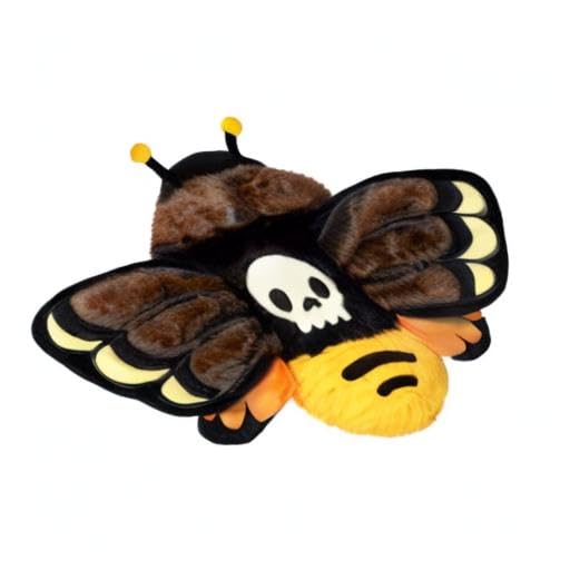 Squishable Mini Death's Head Hawkmoth Plush — 9 in | Spooky Collection