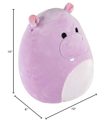 Squishmallows Hanna 10-Inch Hippo – Official Jazwares Plush (2026 Limited Edition)