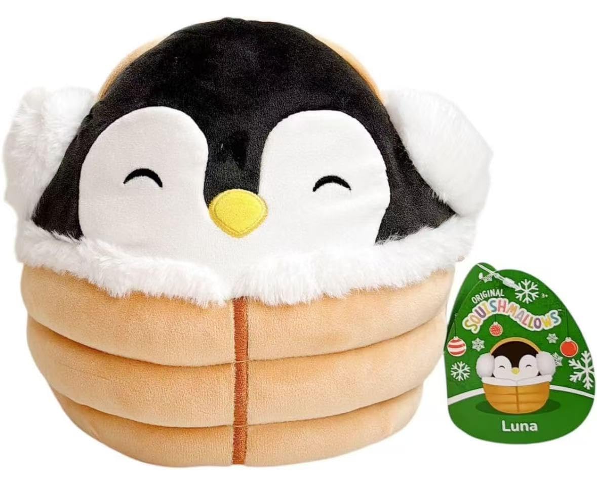 Squishmallows Original 12-Inch Christmas Puffer Jacket Plush | Holiday Edition 2025