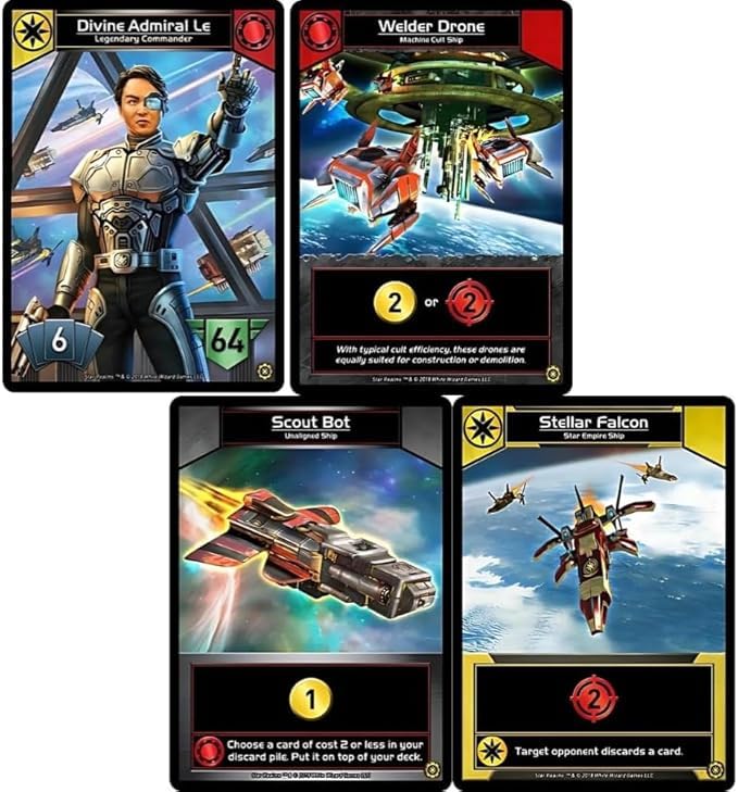 Star Realms Bundle: United & Command Decks Complete Set | Wise Wizard Games