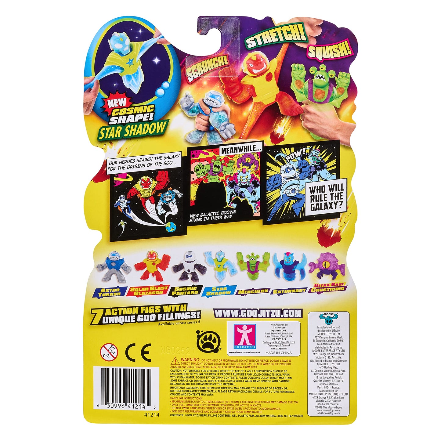 Heroes of Goo Jit Zu Galaxy Attack Star Shadow Action Figure – Multicolor