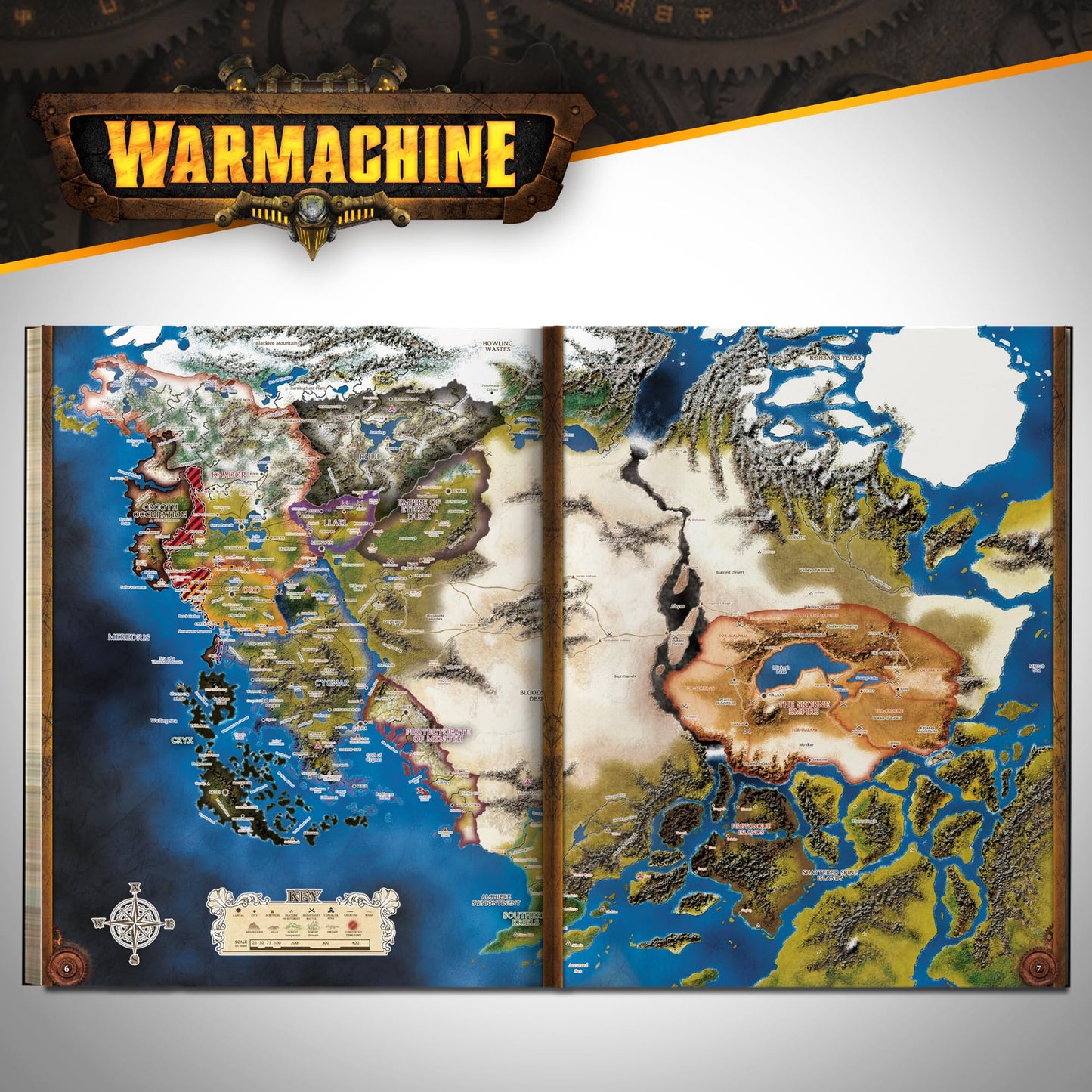 Steamforged Games Warmachine Core Book — Rules, Lore & Quickstart for Immoren