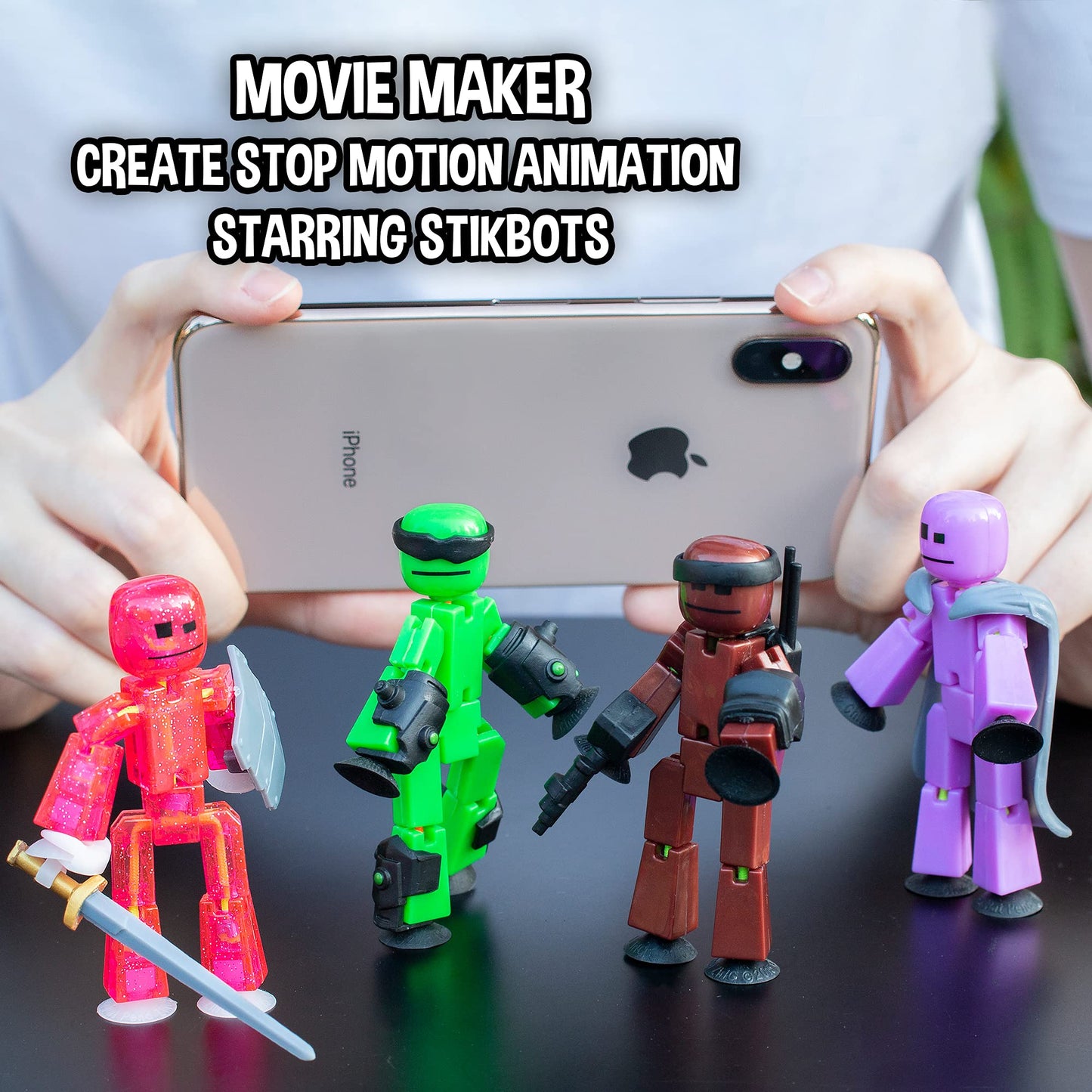 StikBot Zing Off the Grid Pack – 6 Poseable Figures with Accessories