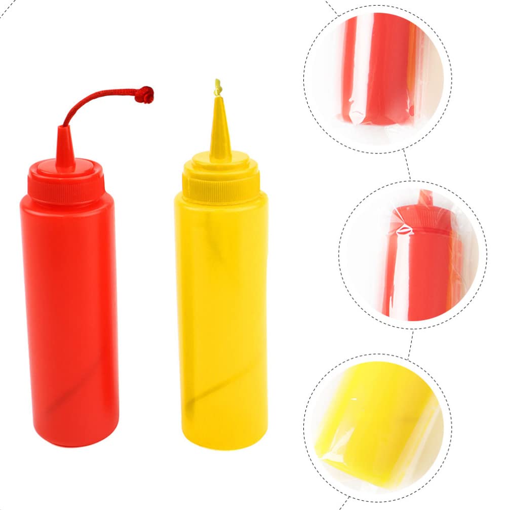 STOBOK 2pcs Fake Mustard & Ketchup Bottle Prank Set – Realistic Squeeze Bottles