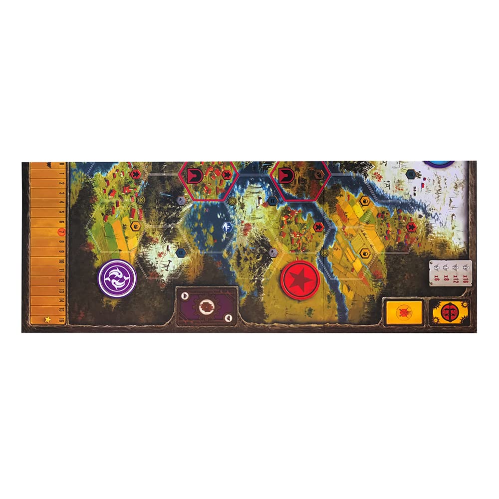 Stonemaier Scythe Board Extension – 70% Bigger Map for 1–7 Players