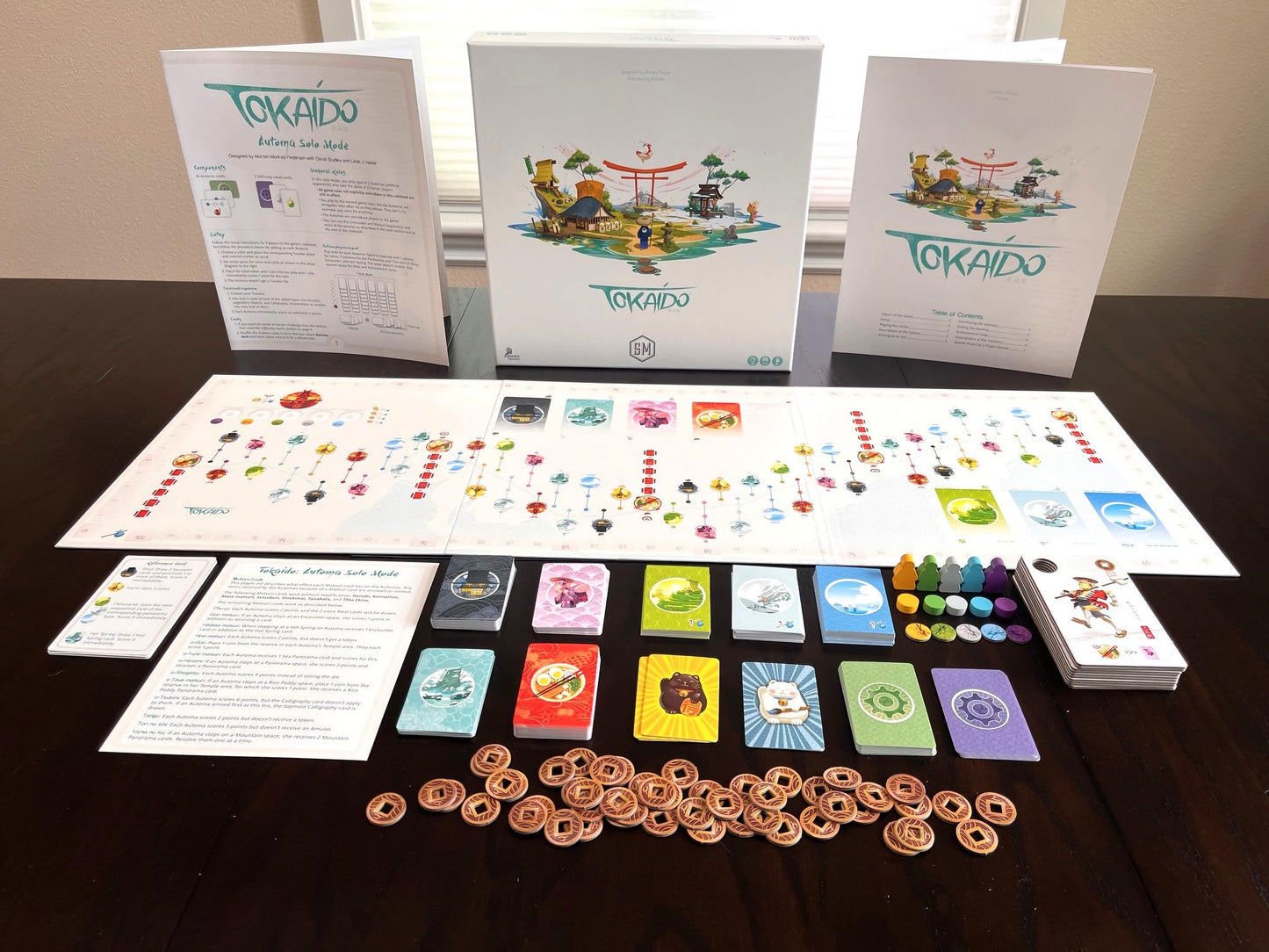 Stonemaier Games: Tokaido (Base Game) by Antoine Bauza – Zen Travel Strategy for 1-5 Players, 45 Minutes