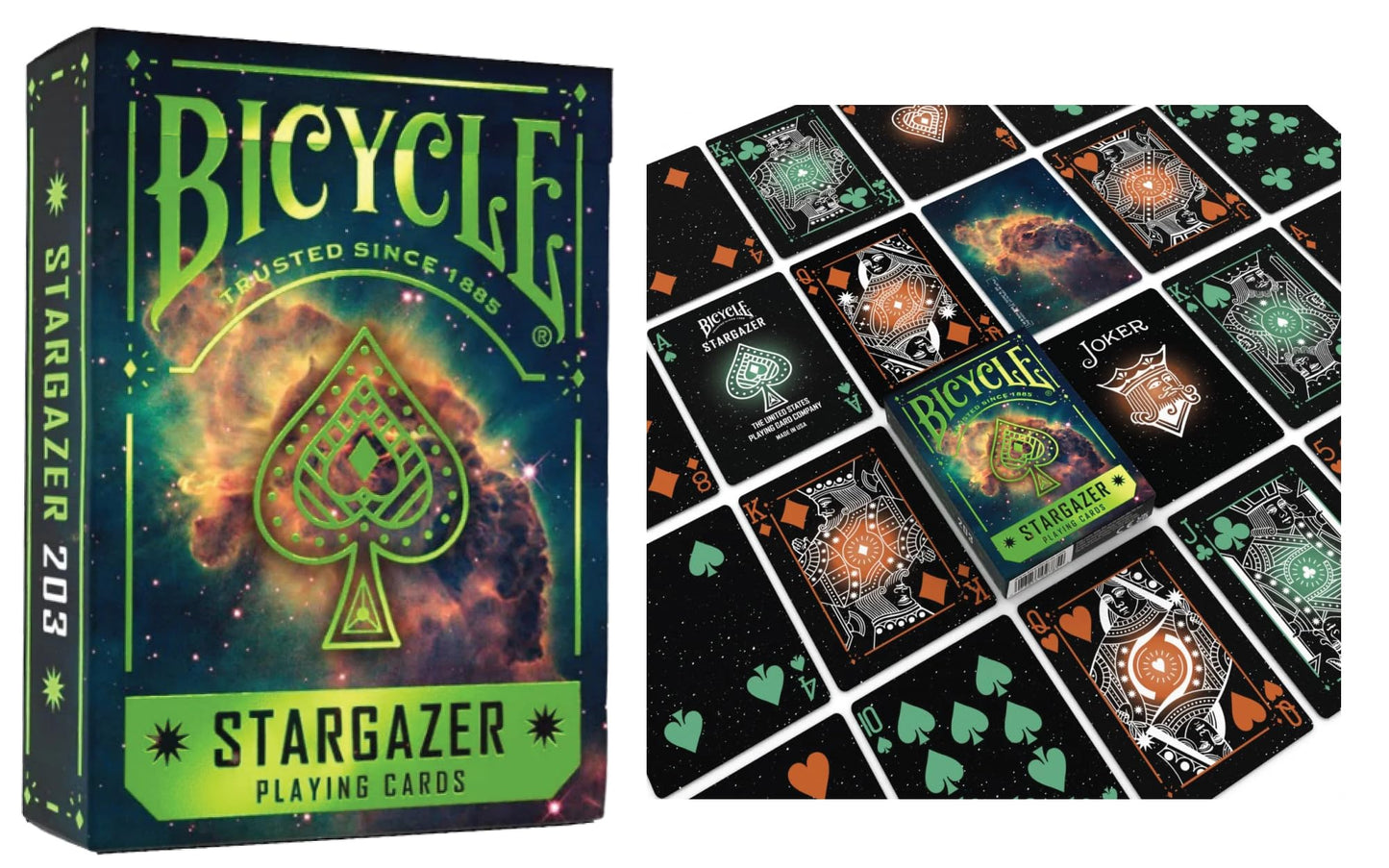 Straight Poker Supplies | Bicycle Stargazer 6-Deck Collector's Bundle (New Moon, Observatory, Nebula & More)