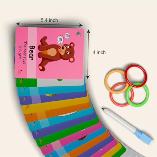Study Key ABC Flash Cards for Toddlers 1-4 | Phonics, Alphabet & First Words