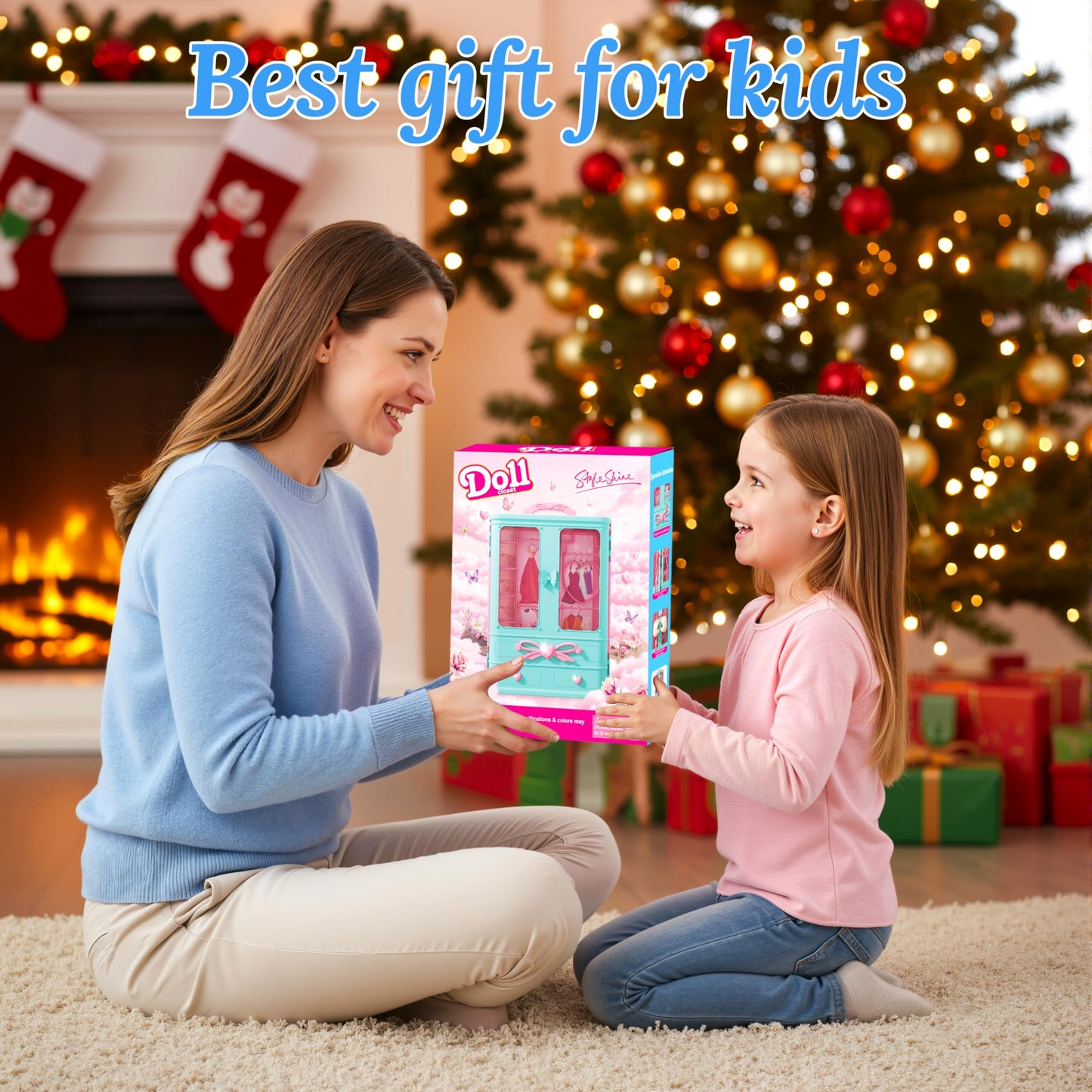 Style Shine 70 Pcs Doll Closet Playset – Clothes, Gowns, Dresses, Shoes & Accessories
