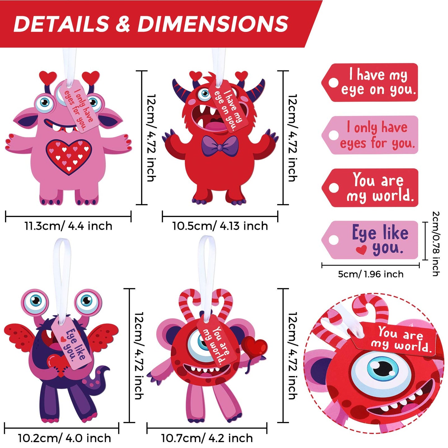 Sumind 60 Valentines Day Craft Kits for Kids – DIY Ornaments & Classroom Activities